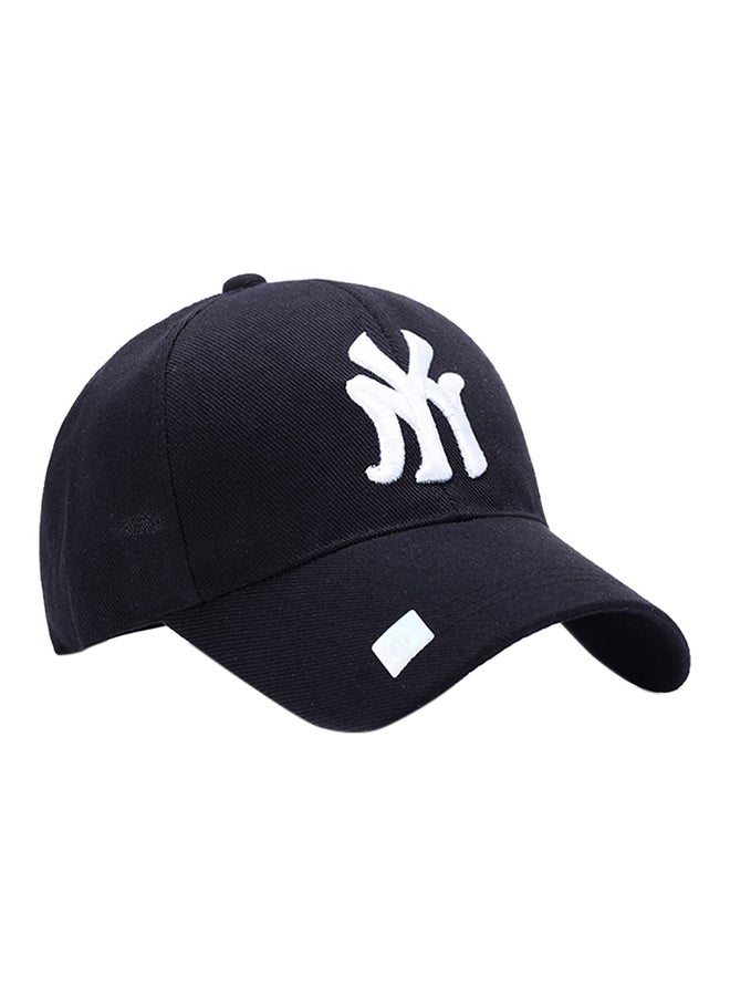 Generic - NY Embroidery Hip Hop Snapback Hat Black - Image 1