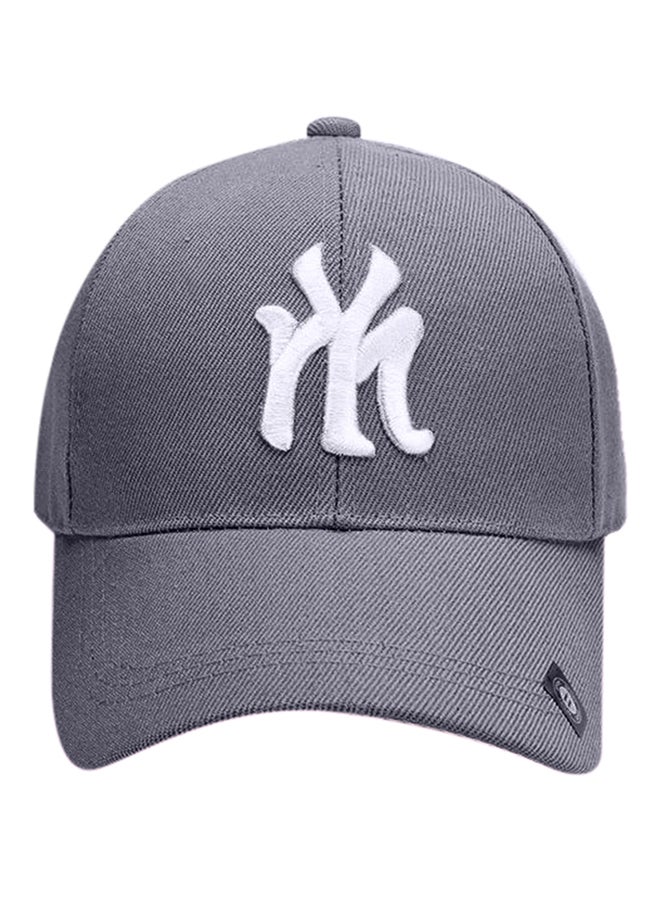 Generic - NY Embroidery Hip Hop Snapback Hat Grey - Image 1