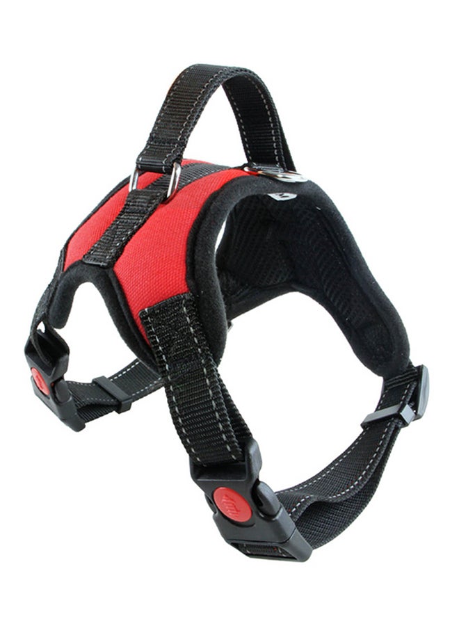 Generic Adjustable Pet Chest Strap Red/Black Medium  - Image 2