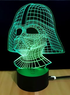 Star Wars Darth Vader Shape 3D LED Lamp Multicolour 15 x 8.7 x 21cm