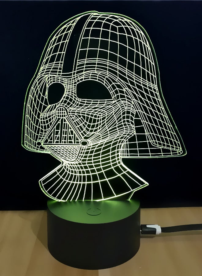 M.Sparkling - Star Wars Darth Vader Shape 3D LED Lamp Multicolour 15 x 8.7 x 21cm - Image 1
