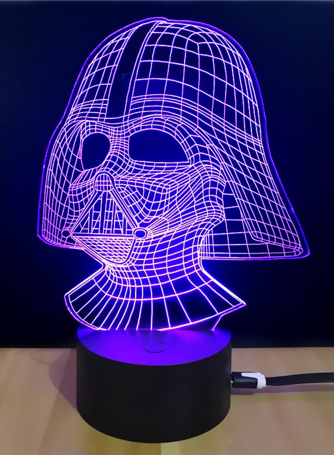 M.Sparkling - Star Wars Darth Vader Shape 3D LED Lamp Multicolour 15 x 8.7 x 21cm - Image 1