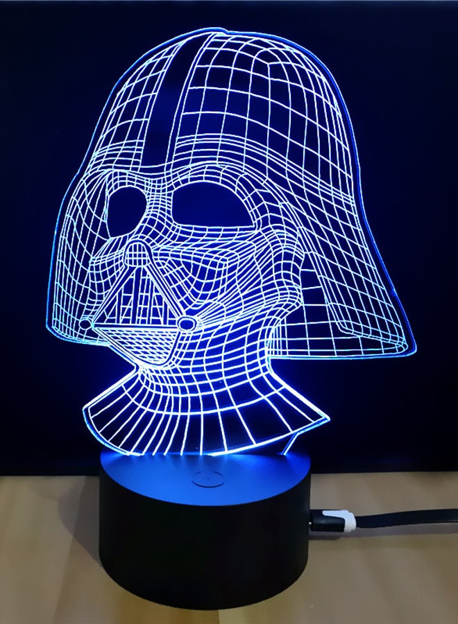 M.Sparkling - Star Wars Darth Vader Shape 3D LED Lamp Multicolour 15 x 8.7 x 21cm - Image 1