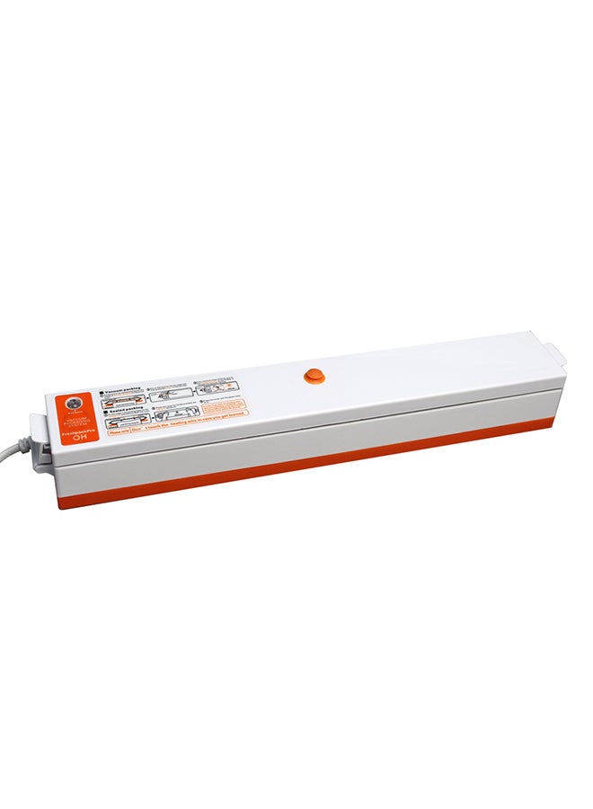 Parytretro - Food Vacuum Sealer With 15 Bags Orange/White - Image 1