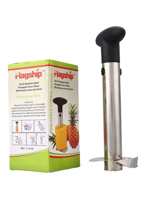 Pineapple Corer and Slicer Silver/Black