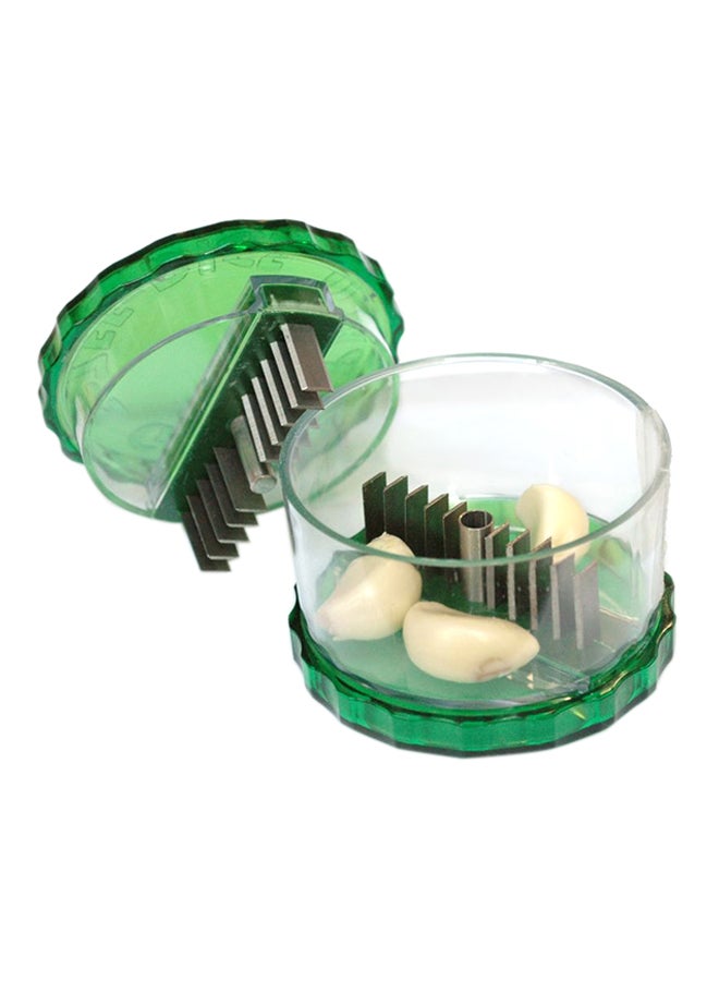 Garlic Cutting And Peeling Roller Green/Clear