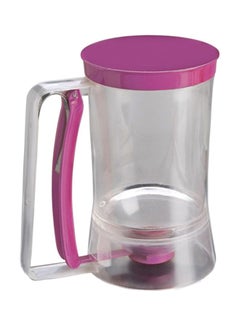Batter Dispenser Jug Pink/Clear
