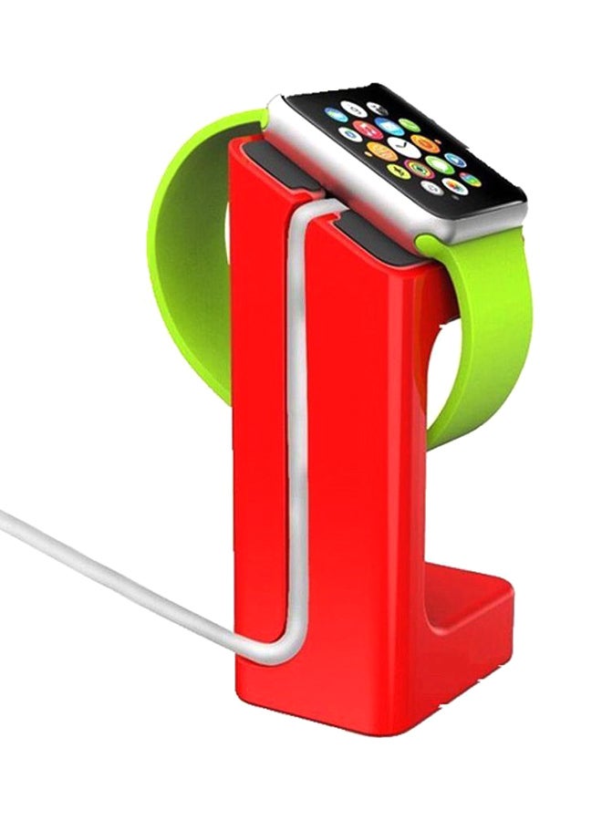 Stand Holder For Apple Watch 38mm/42mm Red/Black - Image 4