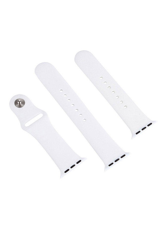 Replacement Band For Apple Watch 38mm (2015/2016) White - Image 1