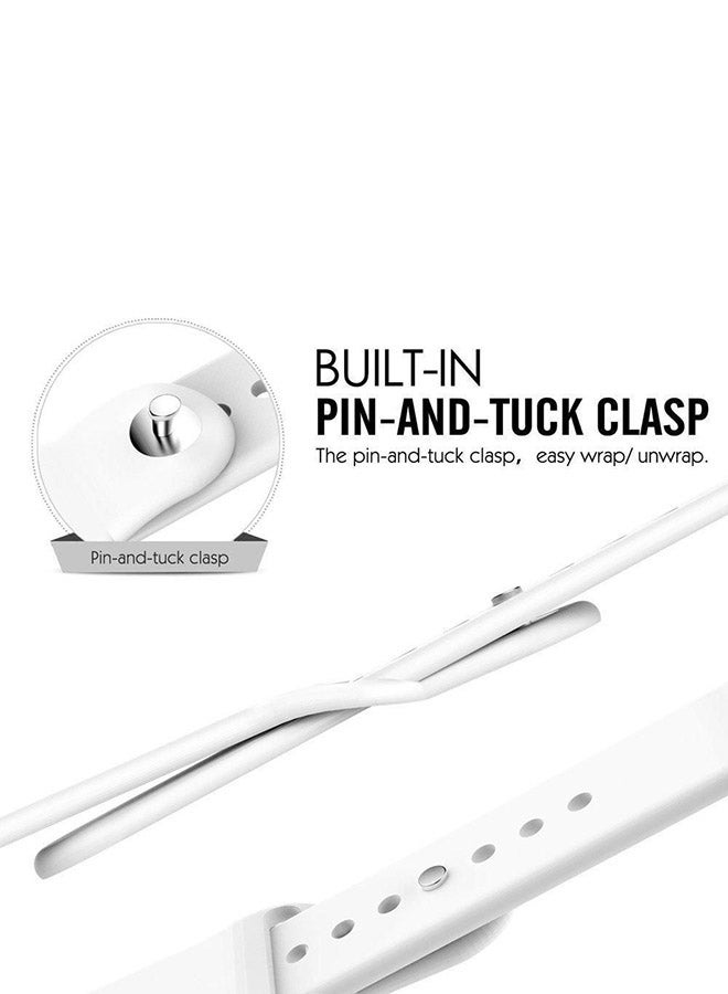Replacement Band For Apple Watch 38mm (2015/2016) White - Image 4