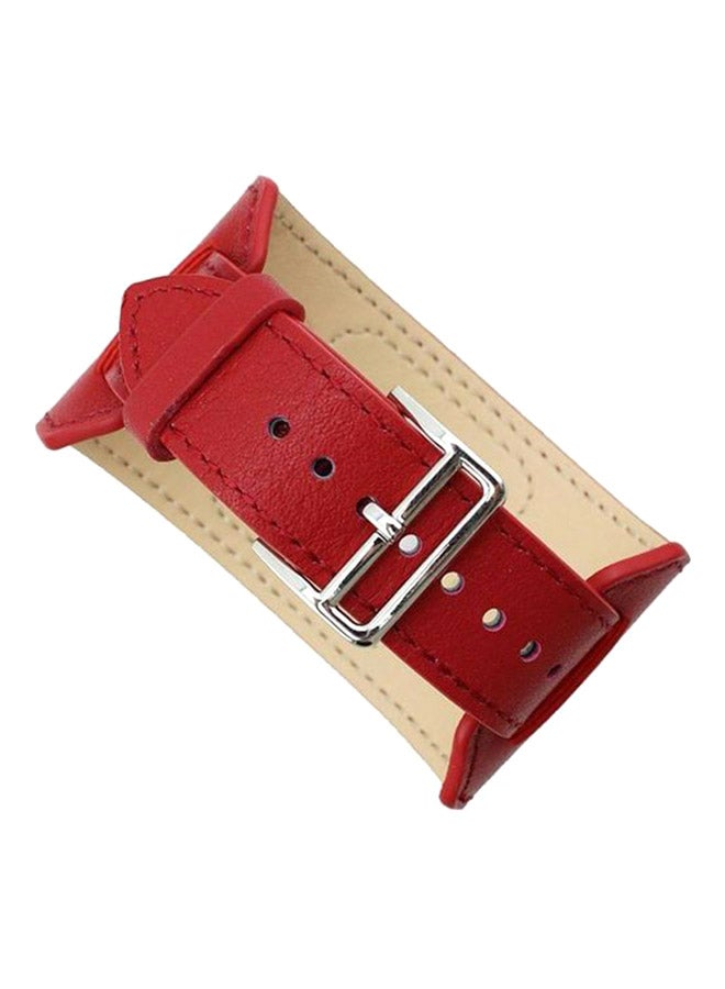 Generic - Replacement Band For Apple Watch Series 3/2/1 Red/Silver - Image 1