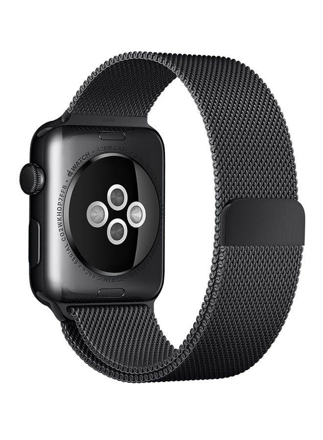 Replacement Band For Apple Watch 42mm Black - Image 2
