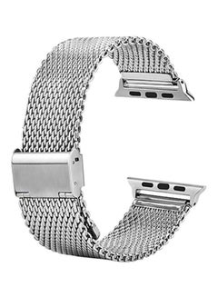 Replacement Stainless Steel Band For Apple Watch Series 3/2/1 Silver
