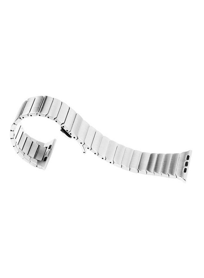 Replacement Band For Apple Watch 42mm Silver