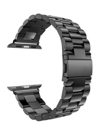 Stainless Steel Replacement Band With Screen Protector For Apple Watch Series 3/2/1 Black - v1537270367/N16969789A_1