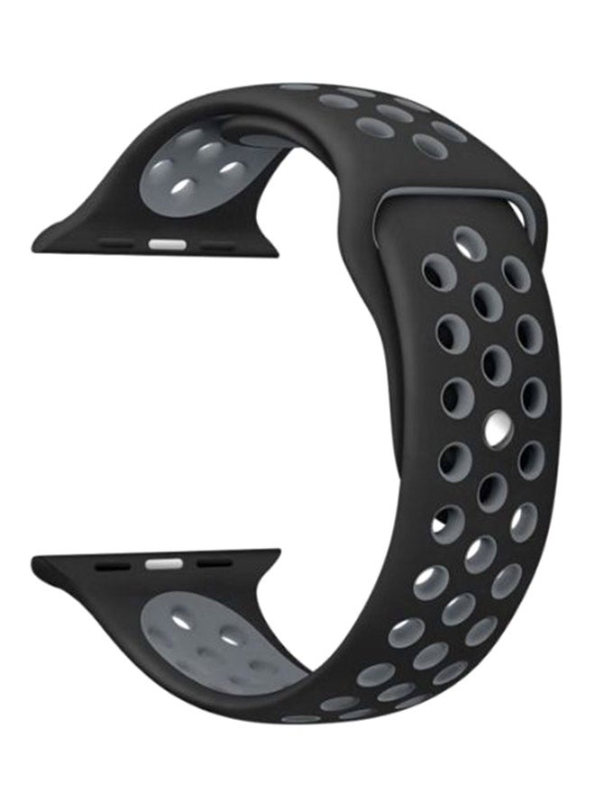 Generic - Replacement Band For Apple Watch 42mm Black/Grey - Image 1
