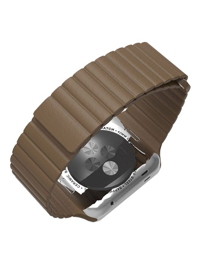 Generic - Replacement Band For Apple Watch Series 3/2/1 Brown - Image 1