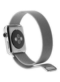 Replacement Stainless Steel Strap For Apple Watch 42mm Silver