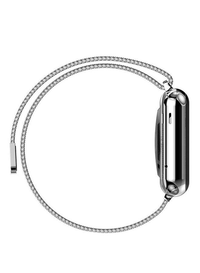 Generic - Replacement Stainless Steel Strap For Apple Watch 42mm Silver - Image 1