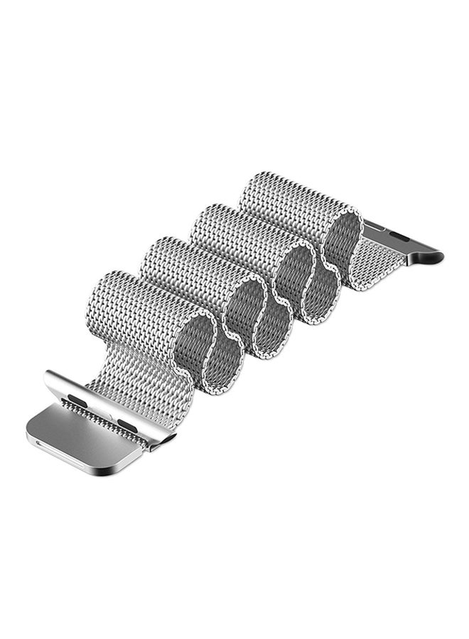 Generic - Replacement Stainless Steel Strap For Apple Watch 42mm Silver - Image 1
