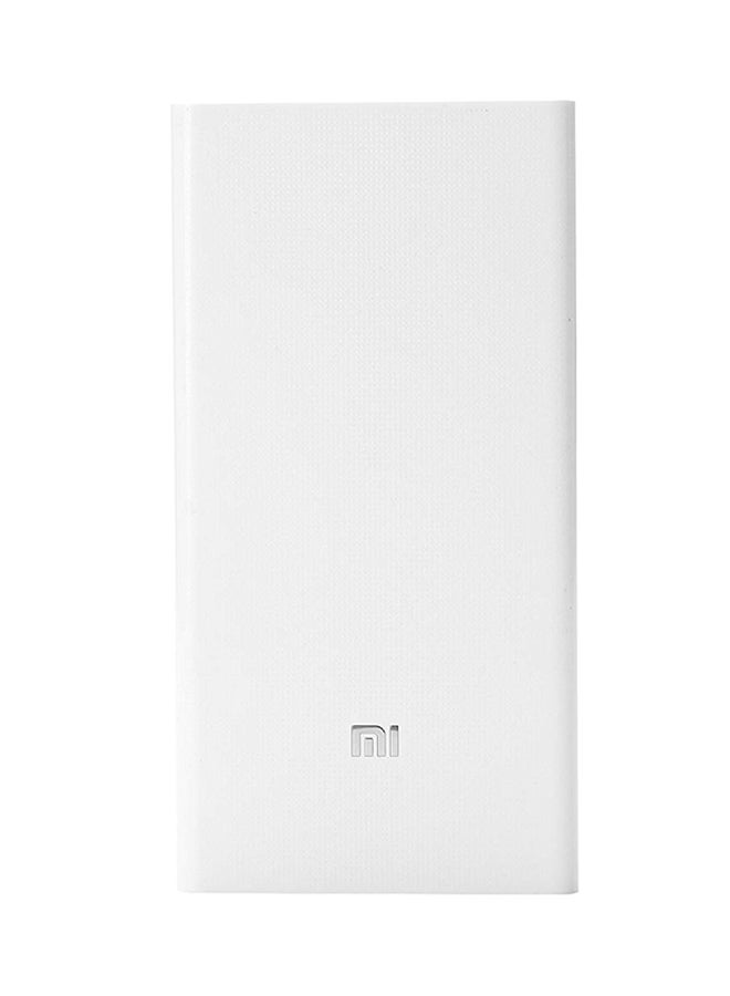Xiaomi 20000.0 mAh Power Bank White  - Image 1