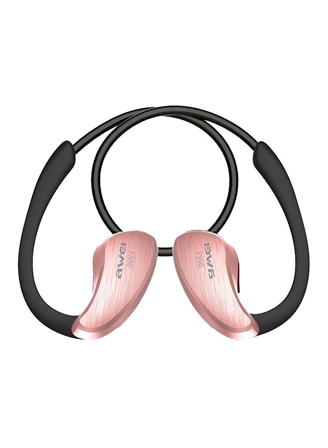Awei Bluetooth In-Ear Headphones Rose Gold