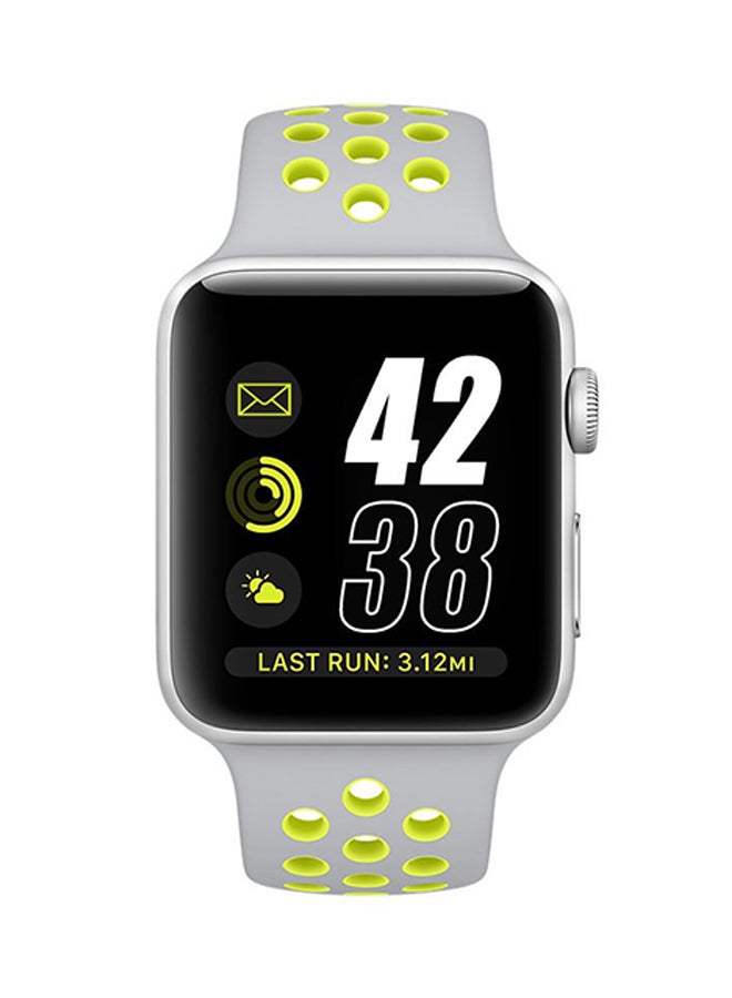 Replacement Band For Apple Watch Series 3/2/1 Grey/Green - Image 2