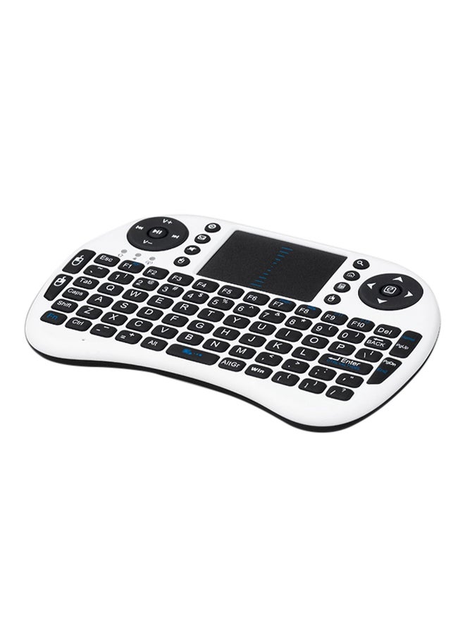 I8 Wireless Touchpad RC-Keyboard With Air Black/White