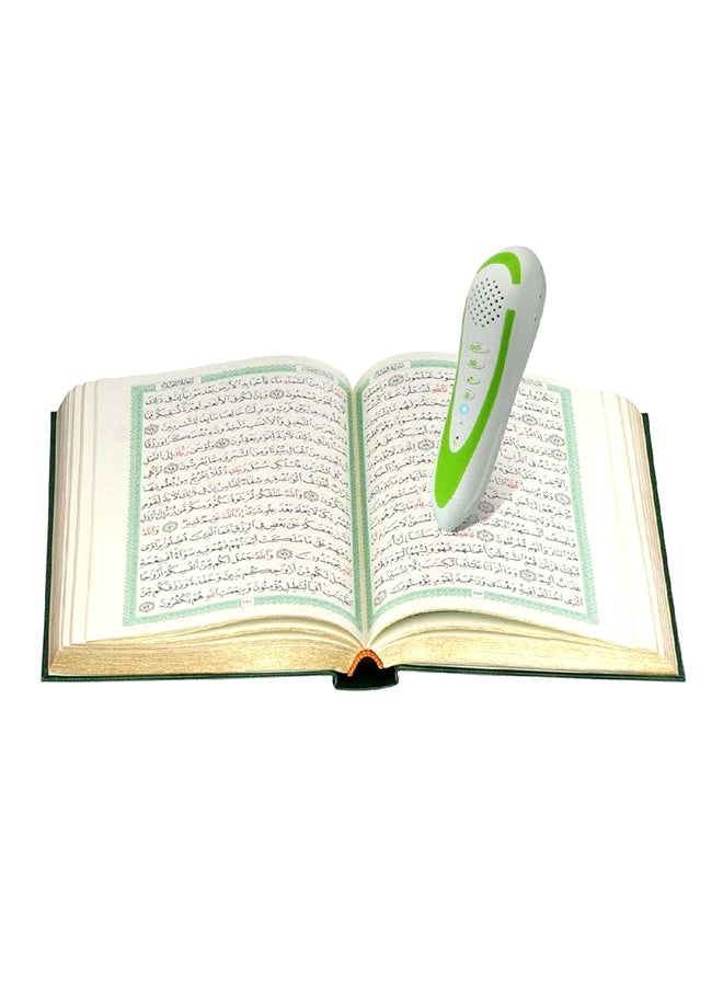 Generic Quran Read Pen White/Green 