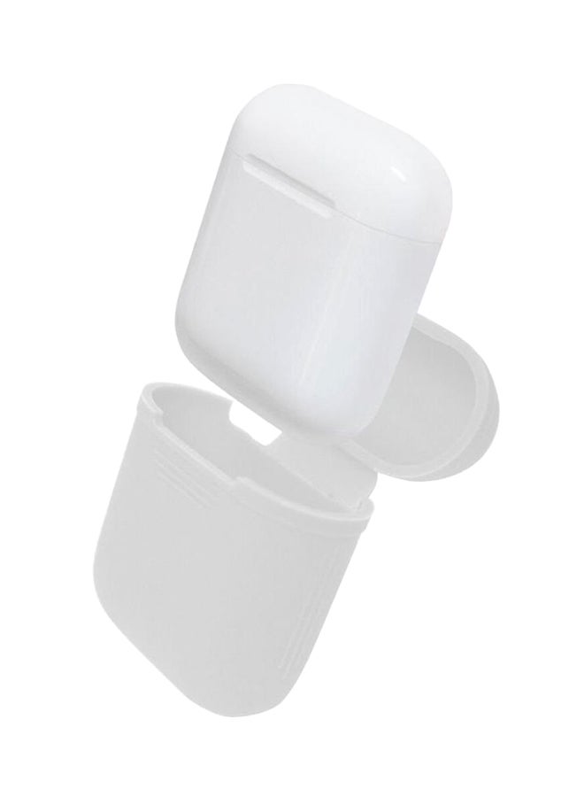 Protective Pouch For Apple AirPods Charging Case White - Image 2