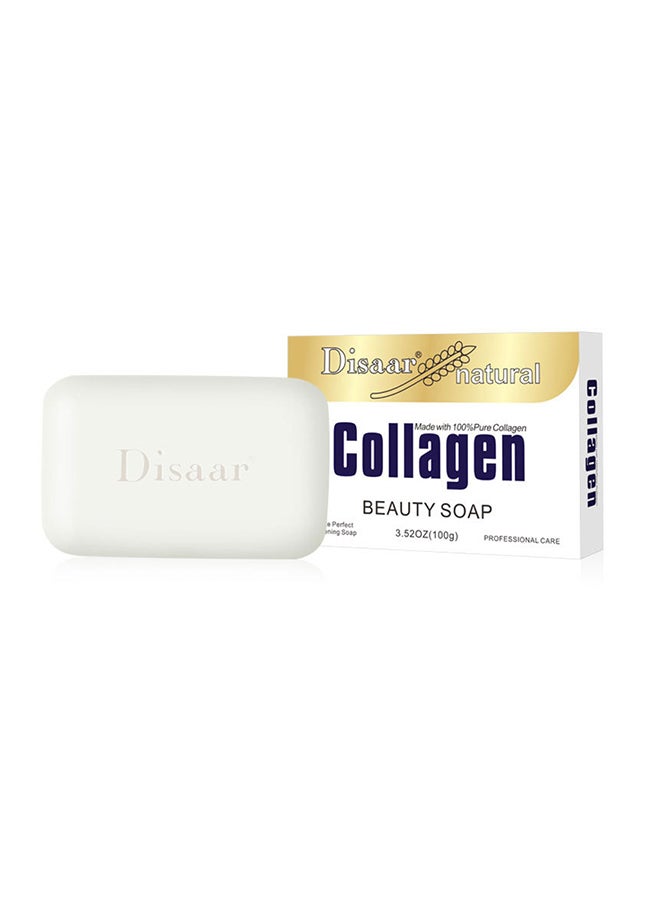 ديسار صابون وجه بالكولاجين لتجديد شباب البشرة أبيض 100جرام