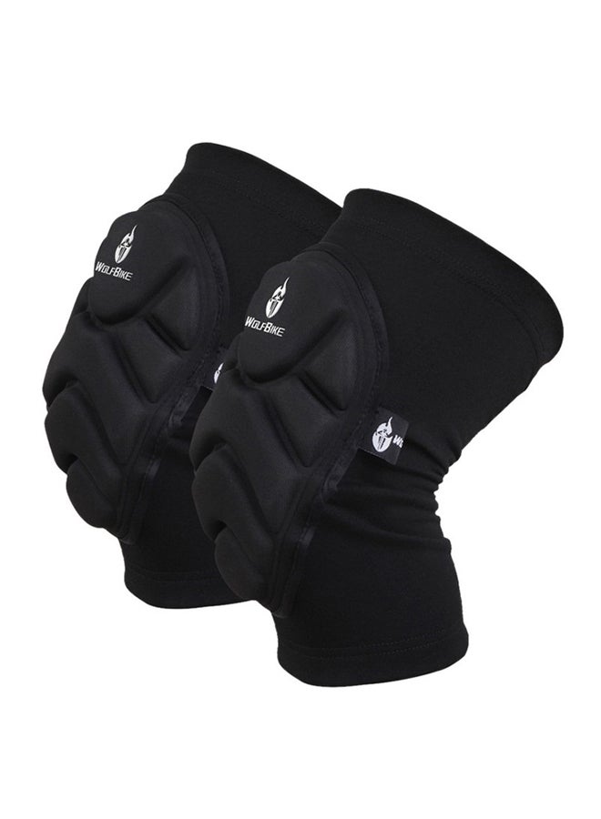 Generic - 2-Piece Elastic Knee Pads Medium Medium - Image 1