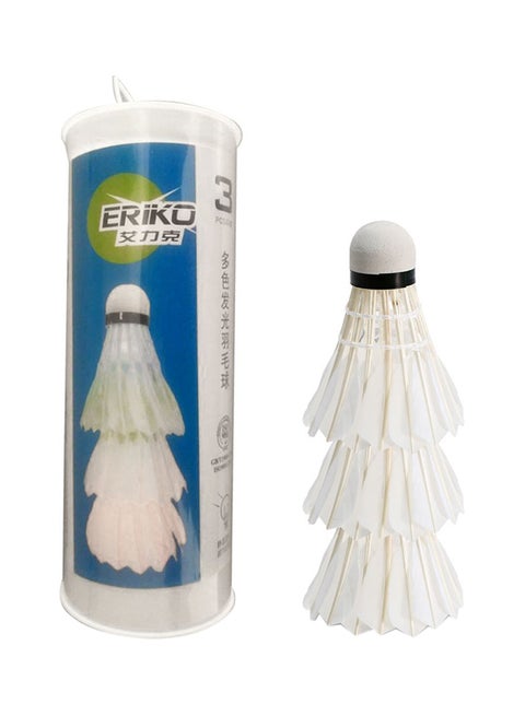 3-Piece Shuttlecocks Set 6grams