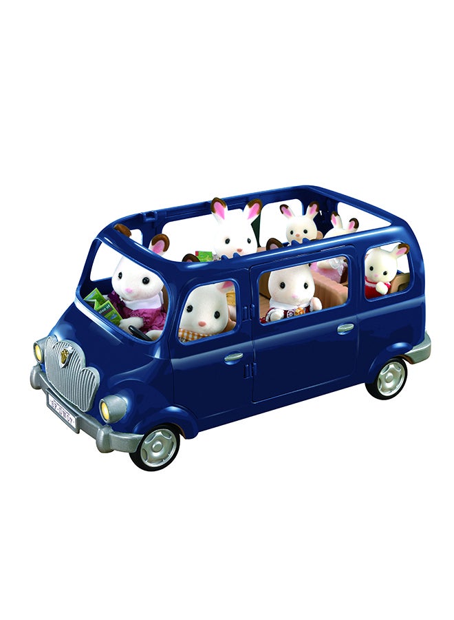 لعبة لحافلة العائلة ب 7 مقاعد أزرق