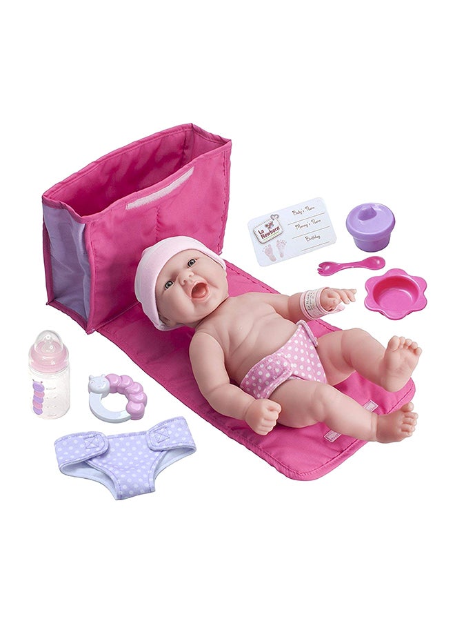 JC TOYS 10-Piece Baby Doll Diaper Bag Gift Set  - Image 1
