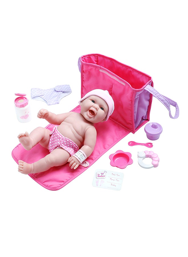 JC TOYS 10-Piece Baby Doll Diaper Bag Gift Set  - Image 2
