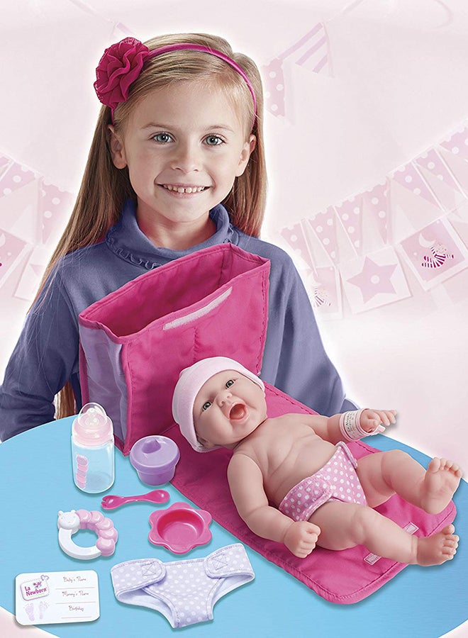 JC TOYS 10-Piece Baby Doll Diaper Bag Gift Set  - Image 3