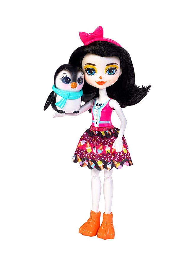 إنشانتيمالز مجموعة لعب من دمية برينا والبطريق ومجموعة الآيس كريم - Image 3