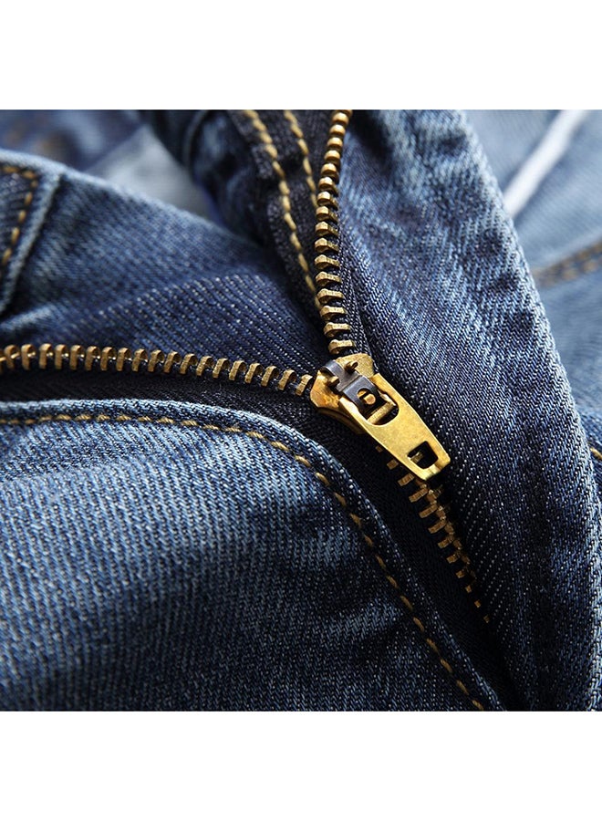 بلولانز جينز عصري ممزق أزرق - Image 4