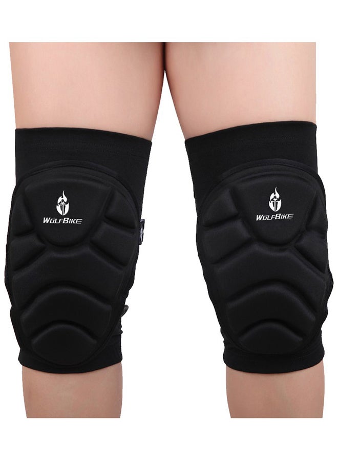 Generic - 2-Piece Elastic Knee Pads Medium Medium - Image 1