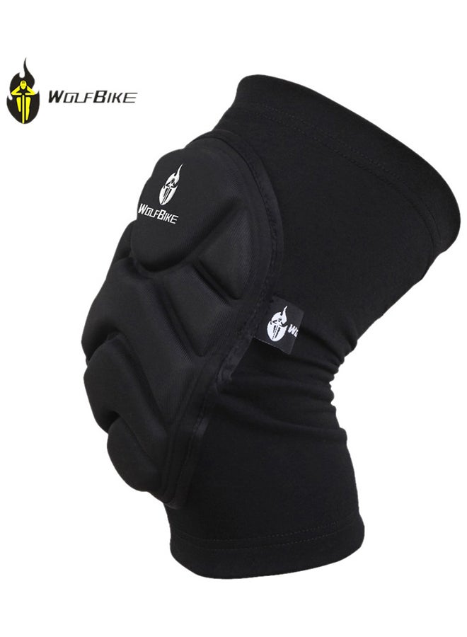 Generic - 2-Piece Elastic Knee Pads Medium Medium - Image 1
