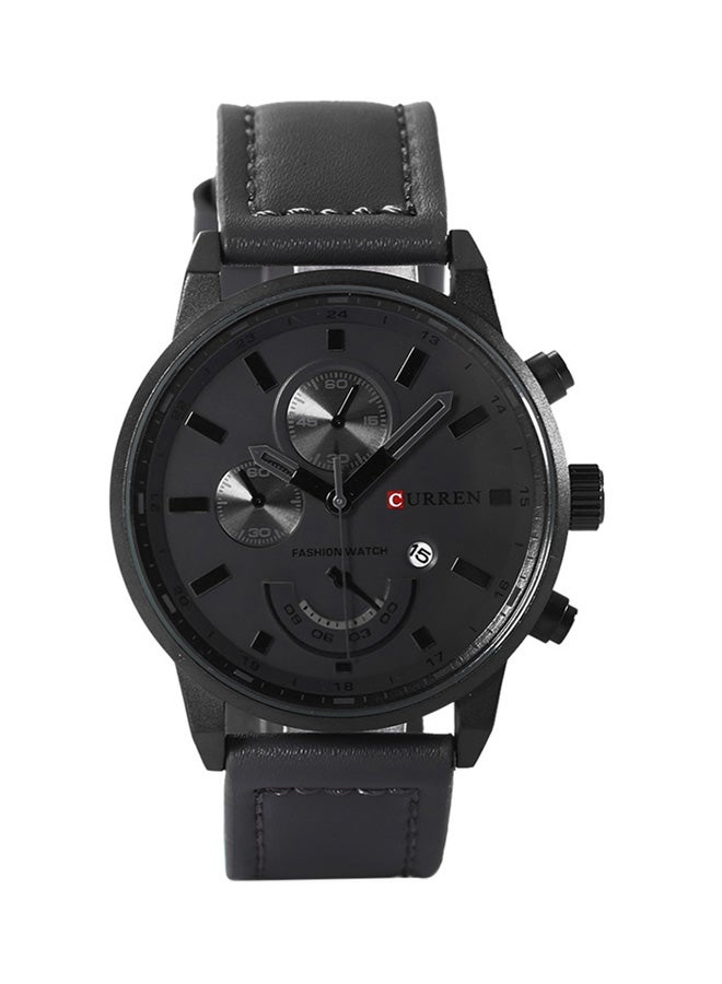 كارين ساعة يد كرونوغراف بسوار من الجلد طراز 1936190 للرجال