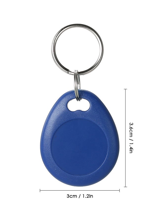 TOOARTS 20 Pieces Writable Rewrite 125KHz RFID Tag Keychain Blue - Image 3