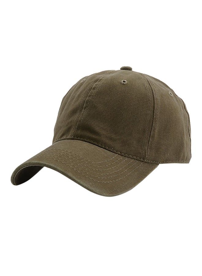 Generic Adjustable Belt Sports Hat Army Green 