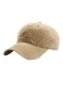 Adjustable Belt Sports Hat Light Brown