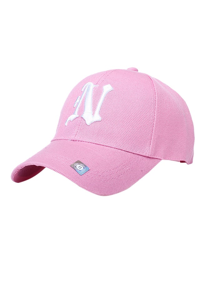 Generic - Embroidery Hip Hop Snapback Hat Pink - Image 1