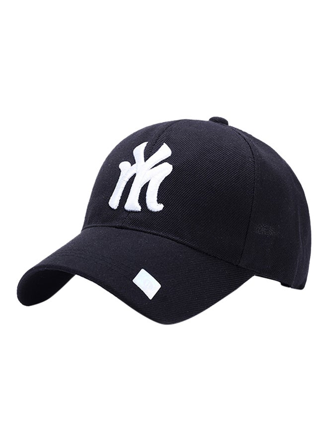 Generic - NY Embroidery Hip Hop Snapback Hat Black - Image 1