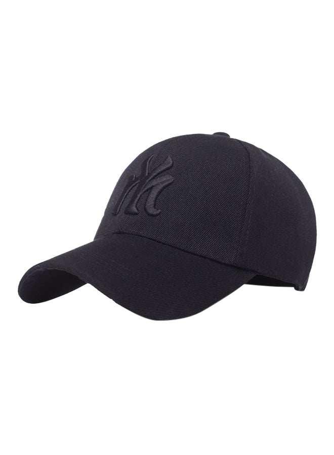 Generic - NY Embroidery Hip Hop Snapback Hat Black - Image 1