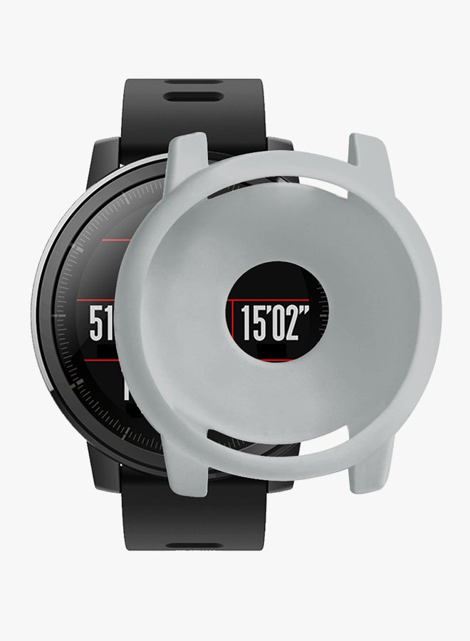 Amazfit Stratos Silicone Watch Case Grey  - Image 3