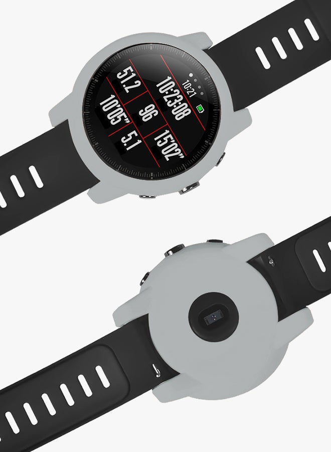 Amazfit Stratos Silicone Watch Case Grey  - Image 4